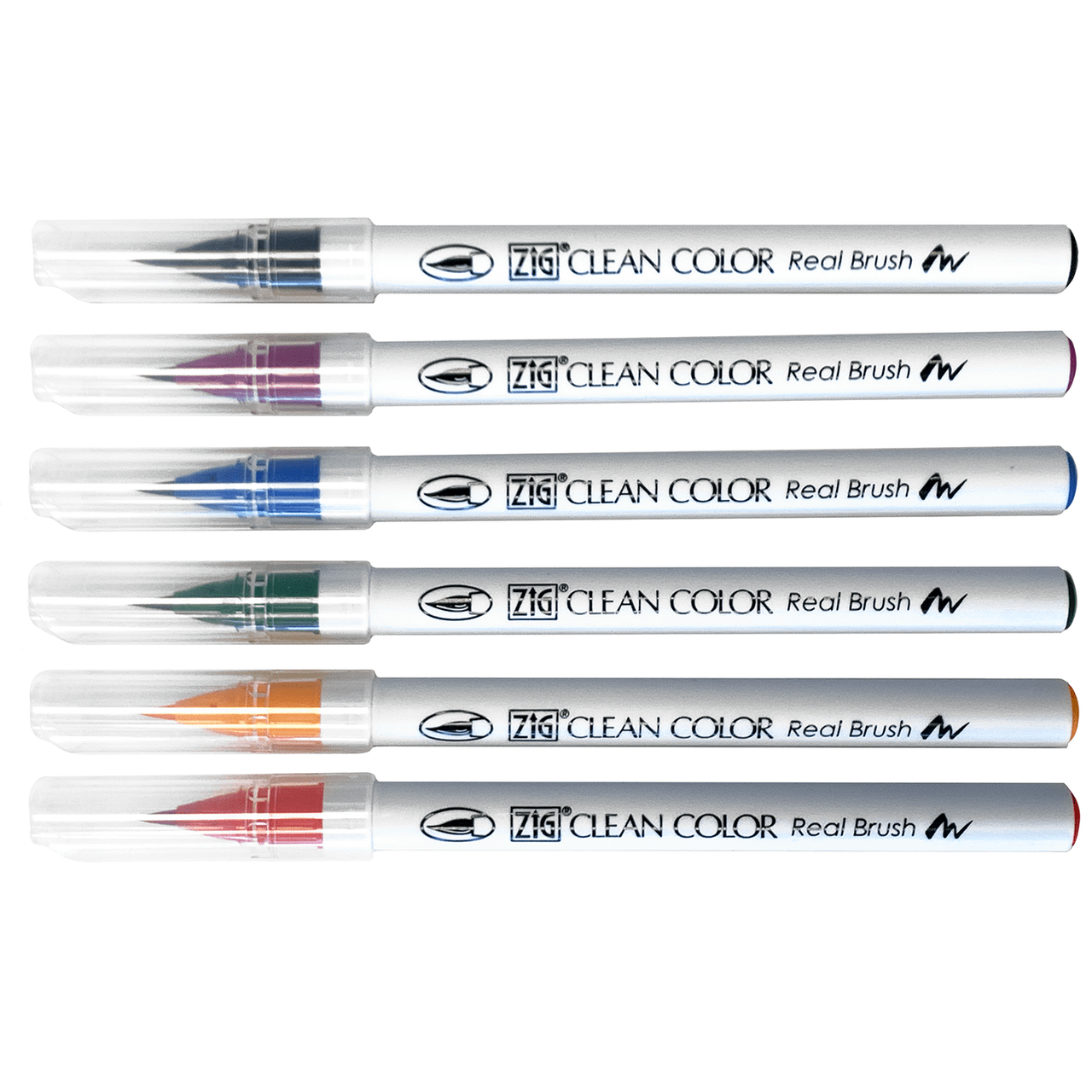 Zig Clean Color Real Brush Marker 12 Color Set