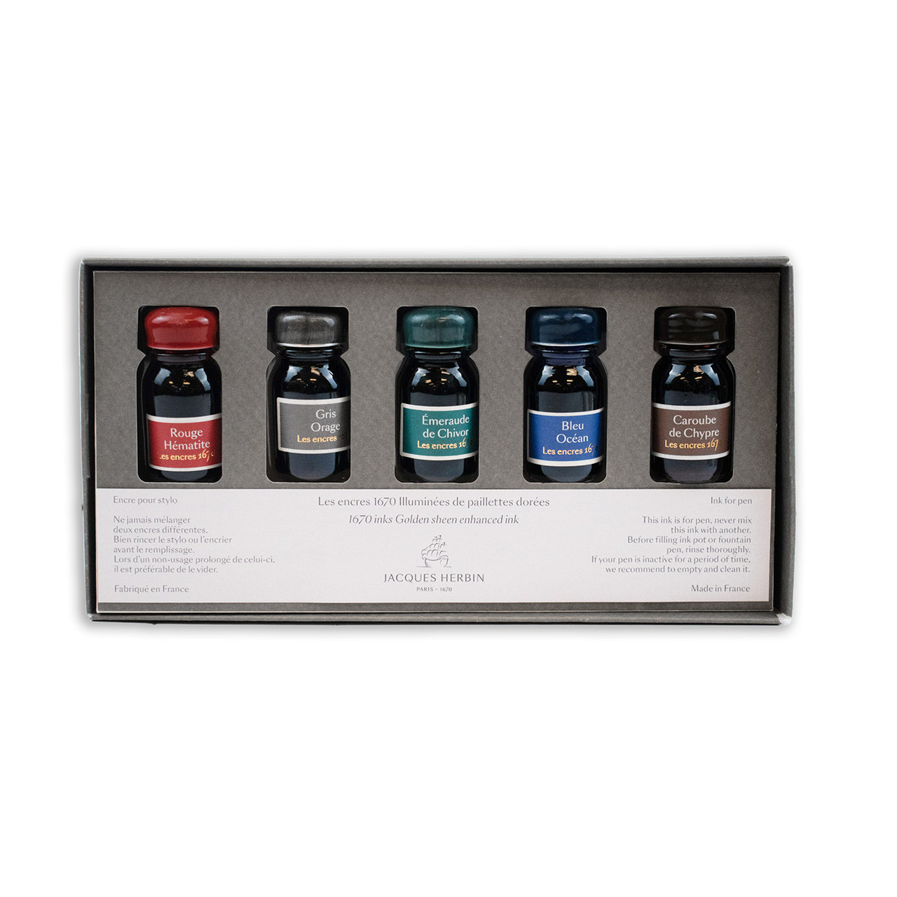 J. Herbin 1670 Anniversary Ink, Gift Set of 5