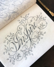 Pencil Lettering and Illuminated Letters with Evelyn Wong