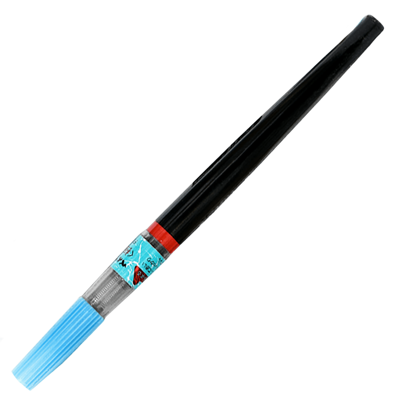 Pentel Pocket Brush Pen Limited Edition – Pinselstift Mit Mahagoni-Optik, Wasserfeste Tinte, Inkl. 2 Nachfüllpatronen