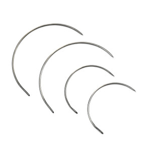 John James Bookbinding Needle Curved, Sharp, 4pk 