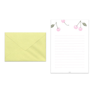 Midori Letter Writing Set, Cherry