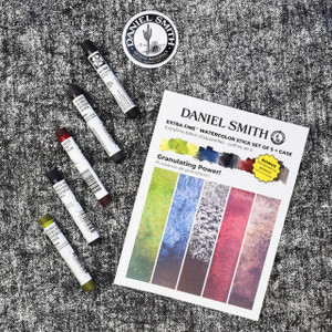  Daniel Smith Extra Fine Watercolor Sticks 5 pc Set, Granulating Power 