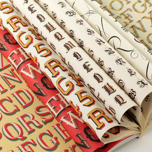 Artists' Creative and Gift Paper Book, Alphabets