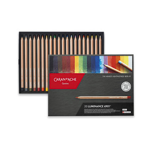 Caran d'Ache Luminance Colored Pencil, Set of 20