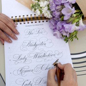 Wrapistry Advanced Flourishing Calligraphy Workbook 
