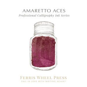  Ferris Wheel Press 28ml Calligraphy Ink, Amaretto Aces 