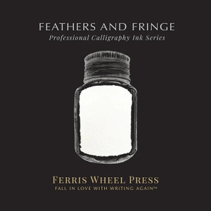  Ferris Wheel Press 28ml Calligraphy Ink, Feathers and Fringe 