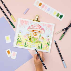  Tombow Dual Brush Pen Set of 10, Fairies 