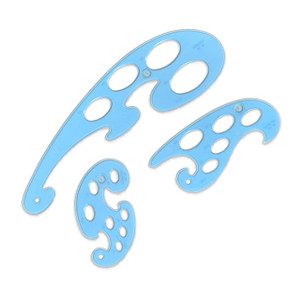  Helix French Curve set of 3 