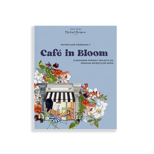 Watercolor Workbook 3: Cafe in Bloom by Sarah Simon (@themintgardener)
