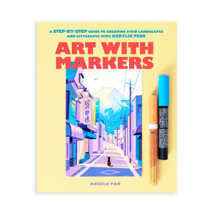 Art with Markers: A Step-by-Step Guide to Creating Vivid Landscapes and Cityscapes with Acrylic Pens by Angela Pan