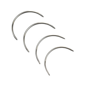 John James Bookbinding Needle Curved, Blunt, 4pk 