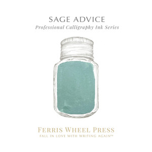  Ferris Wheel Press 28ml Calligraphy Ink, Sage Advice 