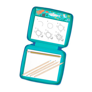 How to Draw Zipper Tin Set, Ocean Life