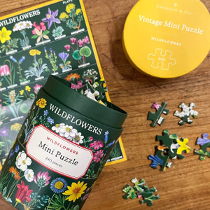  Cavallini & Co. Mini Puzzles, Wildflowers 