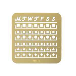  Midori Notebook Template, Monthly Log 
