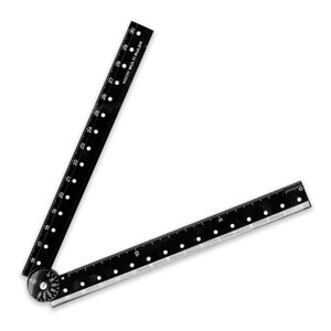 30cm Multi-Angle Ruler, Black