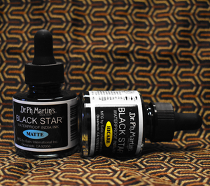 Dr. Martin's Black Star Hi-Carb India Ink, 1.0 oz