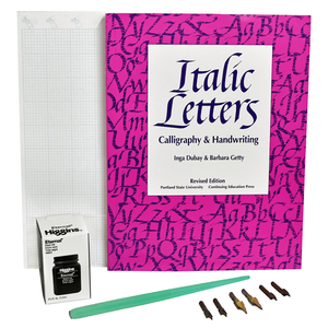 Broad Edge Calligraphy Kit with Book