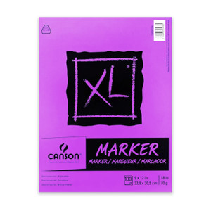Canson XL Series Marker Pad, 100 sheets 9" x 12"