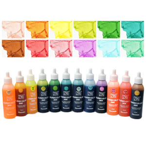Zig Kuretake ZIG Kurecolor Alcohol Inks Set of 12, Natural Colors 