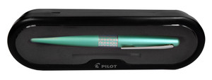 Pilot Metropolitan Fine Nib Fountain Pen, Turquoise with Dot Accent