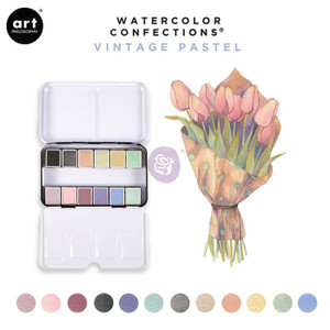 Watercolor Confections: Vintage Pastels