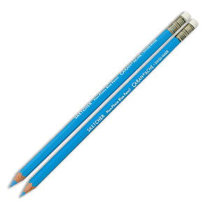 Caran d'Ache Sketcher Non-Photo Blue Pencil, Set of 2