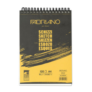 Fabriano Schizzi Sketch Pad, 60 sheets, 8" x 11"