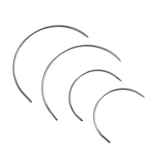 Bookbinding Needle Curved, Sharp, 4pk