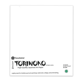 Yasutomo Torinoko Paper, 20 sheets, 9.5 x 10.75