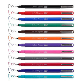 UCHIDA LEPEN Flex Penna A Inchiostro, Colore Teal, Punta Flessibile, Per Disegno E Scrittura