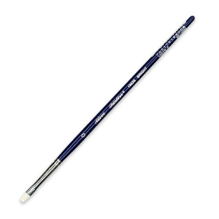 Silver Brush 1902 Bristlon Bright Flat Brush, Size 0