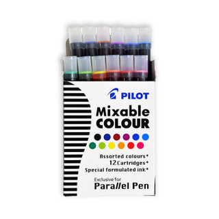 Pilot Parallel Pen Cartridges, Multicolored 12 pack