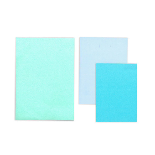 Yamamoto Paper Tasting Notepad Set of 3, Blue vol.2