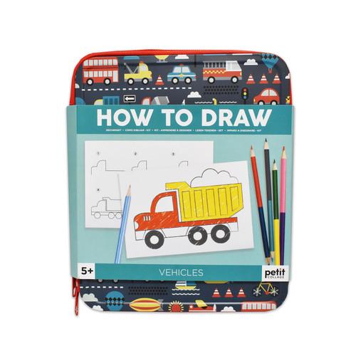 How to Draw Zipper Tin Set, Vehicles