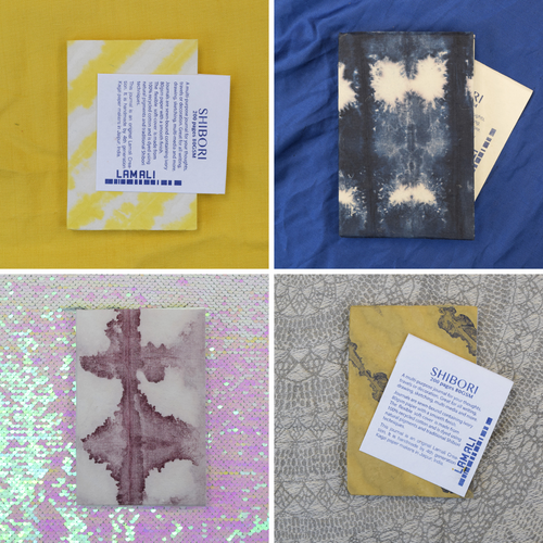 Shibori Soft-Cover Handmade Journal, 3.9" x 5.9"