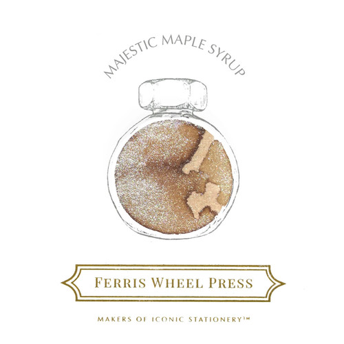Ferris Wheel Press 38ml Fountain Pen Ink, Majestic Maple Syrup