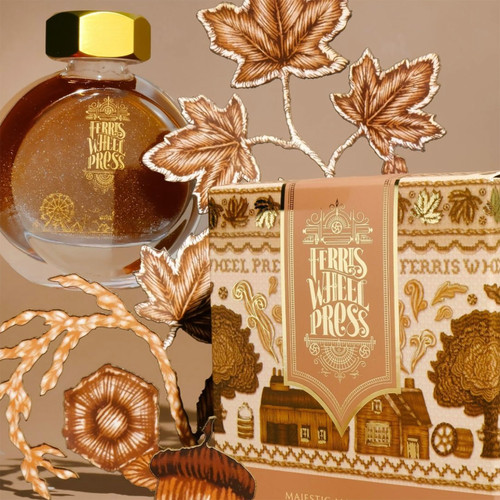 Ferris Wheel Press 38ml Fountain Pen Ink, Majestic Maple Syrup