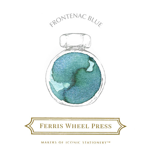 38ml Bathurst Blue Denim Ink — Ferris Wheel Press Retail