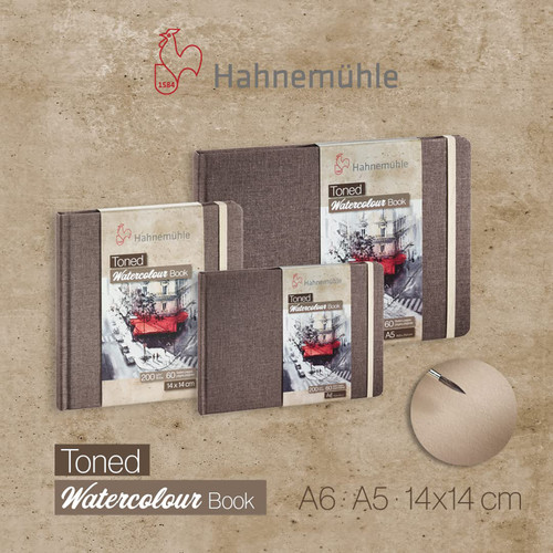 Hahnemuhle Toned Watercolor Book, Beige