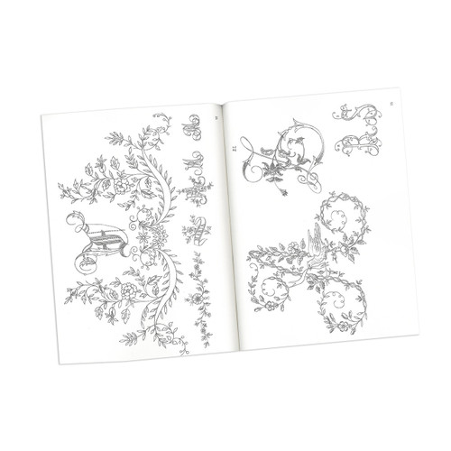  Treasury of Floral Designs and Initials for Artists and Craftspeople edited by Mary Carolyn Waldrep 