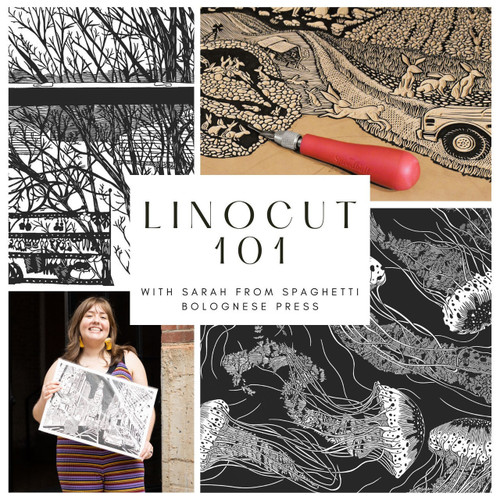 Linocut 101 with Sarah Bogdal - September 28, 2025 Linocut 101 with Sarah Bogdal - September 28, 2025