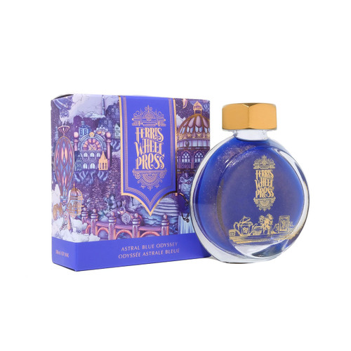  Ferris Wheel Press 38ml Fountain Pen Ink, Astral Blue Odyssey 
