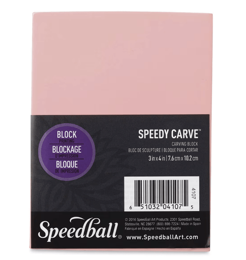  Speedball Speedy-Carve Block, 3 x 4 