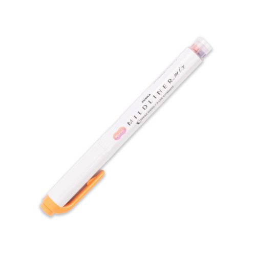  Zebra Mildliner Mix Dual Color Highlighter, 6-Pack 