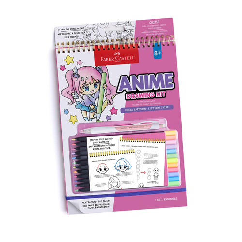  Faber-Castell Anime Drawing Kit - Chibi 
