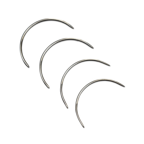 John James Bookbinding Needle Curved, Blunt, 4pk 