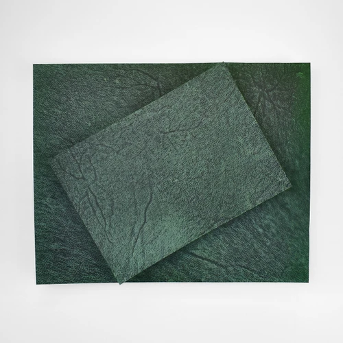  Pergamena Parchment Goatskin, Dyed Prepared - GREEN 